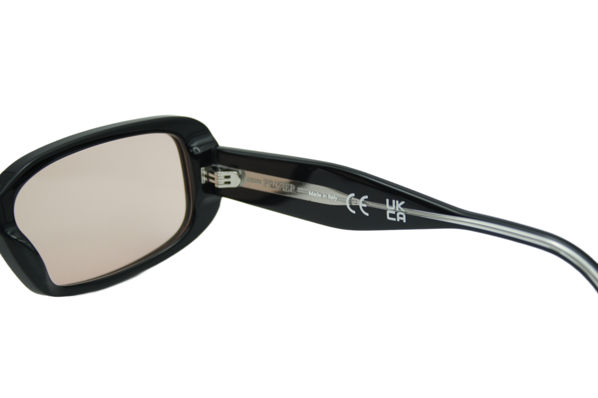 Proper Countryside Club C1 Shiny Black / Peach