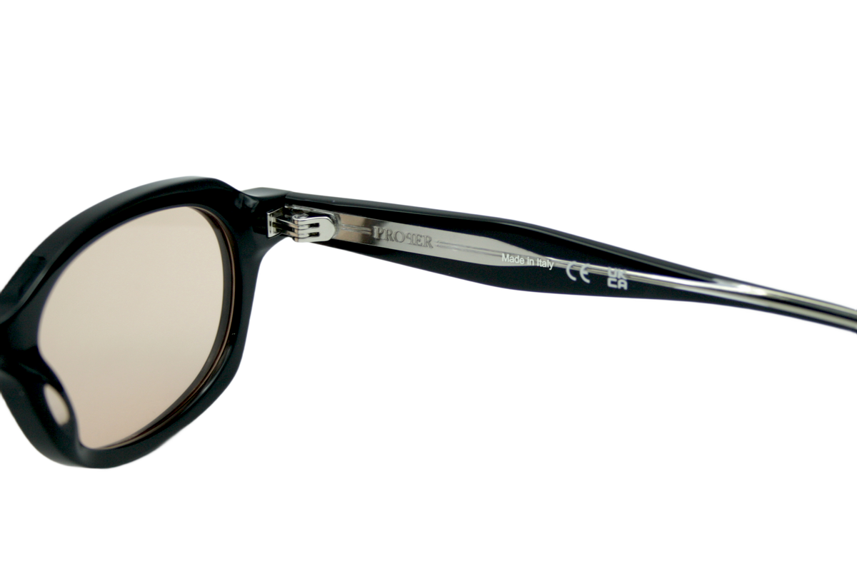 Proper Dog Walking C1 Polished Black-Peach